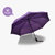 【皖霍】全自动晴雨伞折叠防紫外线三折男双人两用防晒太阳伞遮阳伞(藏青色)第3张高清大图