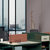 艾诺狄斯 现代简约工业风屏风挡板工作位办公桌椅双人四人位办公家具人造板(苏香桐四人位 默认)第4张高清大图