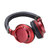 Audio Technica/铁三角 ATH-AR5iS 高解析音质便携型耳罩式耳麦(红)第2张高清大图