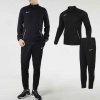 Nike耐克运动服男装2022新款休闲套装长袖跑步外套健身长裤CW6132(CW6132-010/主图款/拍下即是一套 S/165)
