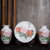 景德镇陶瓷器三件套小花瓶现代中式客厅电视柜插花工艺品装饰摆件(仙山云海)第3张高清大图