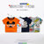 儿童夏季甜美时尚纯棉短袖T恤男女童多款可选（黄足球龙150cm）(橙色小鼠 100cm)第3张高清大图