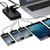 奥睿科（ORICO）HPC-4A5U 智能5口USB数码充电器 4位插座/插排/插线板/接线板(黑色 1.5M)第2张高清大图