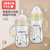 宽口径PP奶瓶新生婴儿水杯耐摔耐用防呛防胀气宝宝婴儿奶瓶(绿色330ml)第3张高清大图