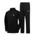 耐克/Nike男款运动套装2016春季纯棉套装运动套装男装运动服运动裤外套(黑色 XXXL)第2张高清大图
