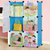 索尔诺卡通书柜儿童书架自由组合收纳柜简易储物置物架柜子(两排4格果绿色)第4张高清大图