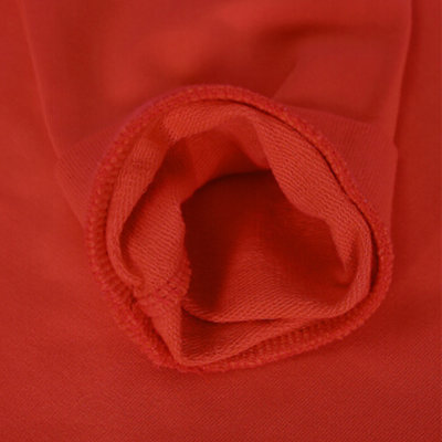女子CREW SLV LNG针织套衫运动服圆领休闲保暖防风卫衣(红色/DT2396 M)