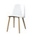 餐椅 欧式北欧设计师创意餐厅椅咖啡厅设计师实木椅休闲椅 椅子(绿色)第5张高清大图