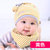 公主妈妈秋冬季新生儿帽子胎帽婴儿帽子纯棉套头0-3-6-12个月男童女宝宝帽子春秋(灰色)第2张高清大图