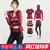 高腰显瘦跑步健身服定制春秋新款运动套装女(XL)第2张高清大图