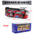 鸭小贱1：32澳门双层观光大巴车模型合金公共汽车儿童玩具声光回力小汽车677-4(红色)第2张高清大图