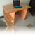 【京好】电脑桌 现代简约环保办公写字桌A115 物流运费到付(浅胡桃色5天发货 1*0.5m双边书柜)第3张高清大图