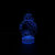 星球大战3d小夜灯机器人BB-8led触摸遥控灯七彩色装饰摆件usb台灯(白 默认)第2张高清大图