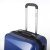 钻石切面24寸PC+ABS万向轮行李旅行箱(深蓝色 24寸)第2张高清大图