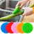 厨房硅胶清洁刷食品级果蔬刷餐具硅胶洗碗刷圆形抹布清洁神器(蓝色)第3张高清大图