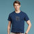 传奇保罗男士夏季新款时尚字母印休闲百搭帅气半袖体恤（M-3XL）ZMN507(蓝色 XL)第4张高清大图