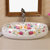 多美吉卫浴欧式椭圆形红色玫瑰陶瓷台上盆 洗手盆 洗面盆(单盆)第3张高清大图
