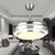 美吉特 客厅隐形欧式吊扇灯现代简约地中海式风扇灯遥控餐厅带灯风扇吊灯 36W三色 智能变频666(默认 壁控)第2张高清大图