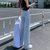 高腰牛仔裤女bf泫雅韩版宽松显瘦阔腿长裤(黑灰色 L)第2张高清大图