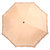 天堂伞 百花公主黑胶丝印包波浪边三折蘑菇晴雨伞太阳伞(橙红)第2张高清大图