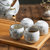 日式手绘菊花茶具套装一壶四杯釉下彩高温健康提拉壶茶壶茶具套装第3张高清大图