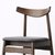 餐椅家用黑胡桃木色现代简约餐厅家具第2张高清大图