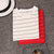 素芬 2017夏新款条纹T恤女短袖宽松韩版学生百搭圆领大码上衣棉(红色 XXL)第5张高清大图
