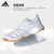 Adidas阿迪达斯春季新款羽毛球鞋男休闲运动鞋女轻便透气减震软底跑步鞋D97697(D97697白色 36)第2张高清大图