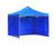 俊采云JYCP74户外广告遮阳帐篷带围布 户外雨棚四角伞棚广告帐篷三面围布伸缩遮阳棚 高2米 3×3m （单位：件）(蓝色 JYCP74)第3张高清大图