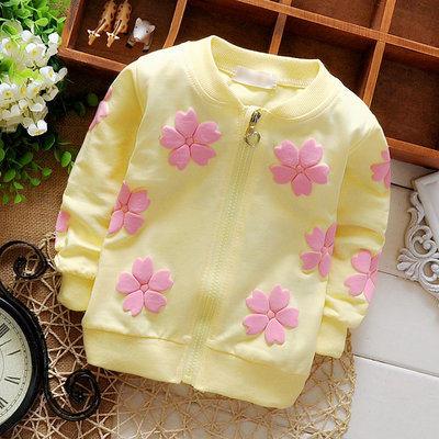 【6个月女宝宝春装外套2018女童公主开衫棉婴