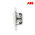 ABB由艺三开单控带灯开关AU179 86型开关 插座 墙壁第3张高清大图