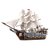 积木黑珍珠号加勒比海盗船拼装拼插礼物海牛号安妮女王号帝国战舰复仇女王号库克号(帝国战舰22001)第2张高清大图