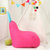 伊维雅兔耳朵儿童沙发 懒人沙发 卧室榻榻米单人豆袋沙发 小沙发(粉红色 60*60*80mm)第4张高清大图