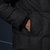 波司登（BOSIDENG）男装酷潮机车系列白鹅绒个性时尚立领外套羽绒服B1601335(802c黑色 195/108A)第4张高清大图