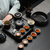 茶杯套装家用简约现代客厅办公室整套黑陶瓷茶壶茶碗日式功夫茶具(侧把壶(14头茶具))第2张高清大图