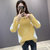 女式时尚针织毛衣9573(9573黄色 均码)第5张高清大图