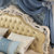 欧尔卡斯家具欧式床双人床公主床带软靠欧式法式雕花床婚床(床+床头柜*1+床垫*1 1.8m)第3张高清大图