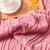 唐蔚针织毛线四件套加厚水晶绒冬季保暖床品套件1.8m法莱绒珊瑚绒床上用品(针织-浅灰 默认)第3张高清大图