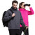 凯仕达新款情侣三合一两件套冲锋衣男女户外纯色防水透气登山服1855(男款-黑色)第5张高清大图