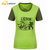 laynos雷诺斯男士短袖T恤透气速干女式短t恤162A335A(（女）草绿 L/165)第4张高清大图