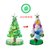 迷你圣诞树纸树开花浇水生长结晶魔法树节日装饰品儿童玩具小礼物(圣诞套装【彩树+老人】 默认版本)第3张高清大图