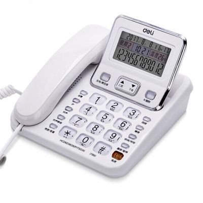 得力(deli) 789 电话机 固定电话 办公家用 翻转翘头 可接分机