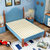 宜捷家居 儿童床实木床单人床青少年单层床地中海卧室家具(排骨床(蓝色) 1.5*2.0M)第3张高清大图