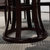 丰圆藤木 新中式现代实木餐桌椅组合长方形圆形简约家用饭桌小户型家具(黑檀色 单餐桌)第4张高清大图