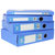 天色 加厚大容量档案盒 文件盒 资料盒 A4收纳塑料凭证盒(蓝色/厚度2cm 六个装)第2张高清大图