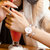 劳士顿（ROSDN）女士手表 防水间陶瓷石英手表女式韩版时尚简约女表(间金黑面 陶瓷)第3张高清大图
