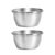 家用切碎器料理机淘米沥水篮不锈钢盆筛碗盆套装(NOKA-20435 默认)第2张高清大图