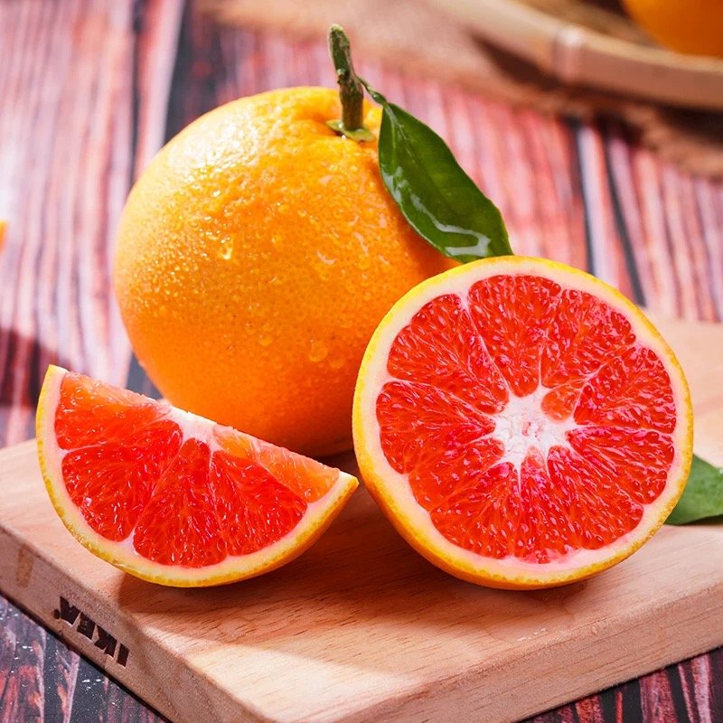 秭归中华红红肉脐橙新鲜橙子血橙大果生鲜水果一级5斤中果7080mm