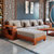 恒兴达 印尼金花梨木新中式全实木沙发中式贵妃沙发组合客厅红木家具(金花梨木 三人位)第2张高清大图