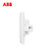 ABB开关插座面板德逸系列白色86型二位电视/电脑插座AE325第3张高清大图